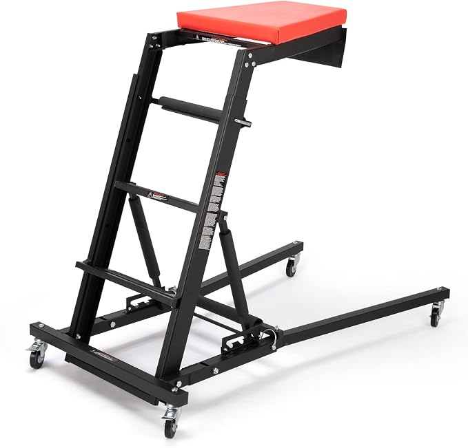 BUNKER INDUST Automotive Engine High Top Creeper Workstation Shop Mechanic | by BUNKERINDUST