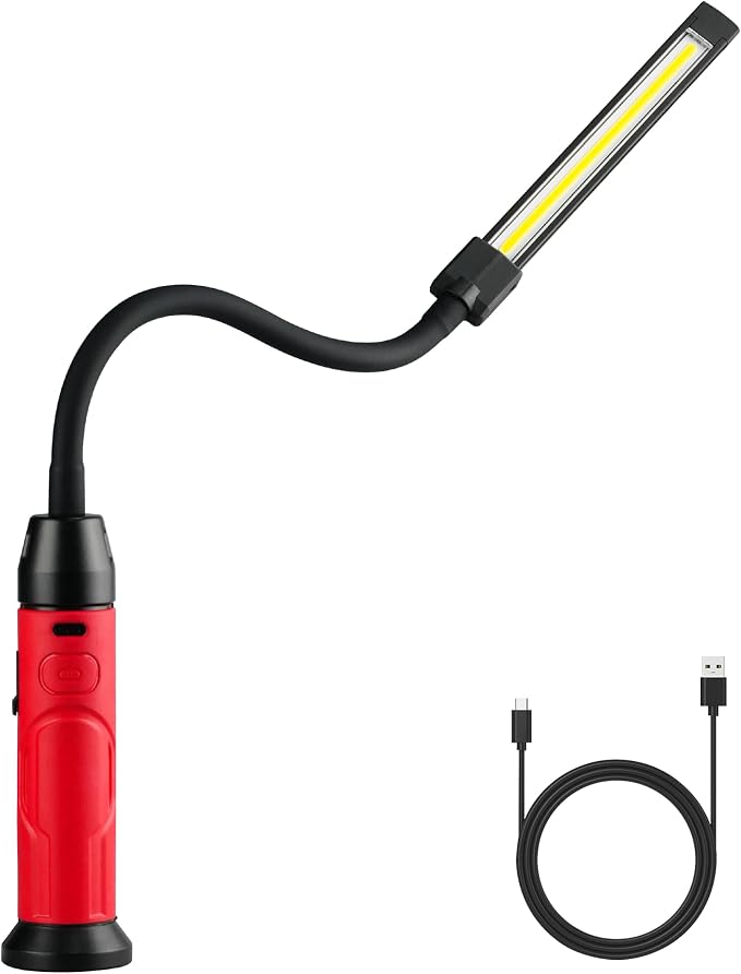 Rechargeable Work Light Magnetic, 800LM LED Work Light by SNUFF