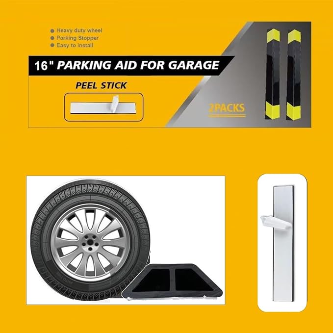 Heavy Duty Parking Aid for Garage, Parking Aids Protects Car, Parking Stopper - Image 3