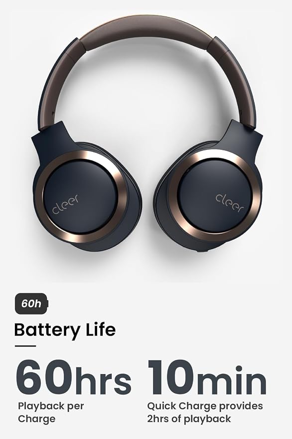Cleer Enduro ANC Noise Cancelling Over the Ear Bluetooth Headphones - Image 2