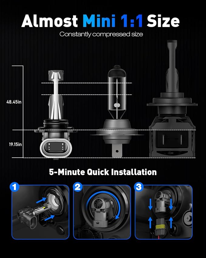 NOVSIGHT H11 9005 Fog Light Bulbs - Image 6