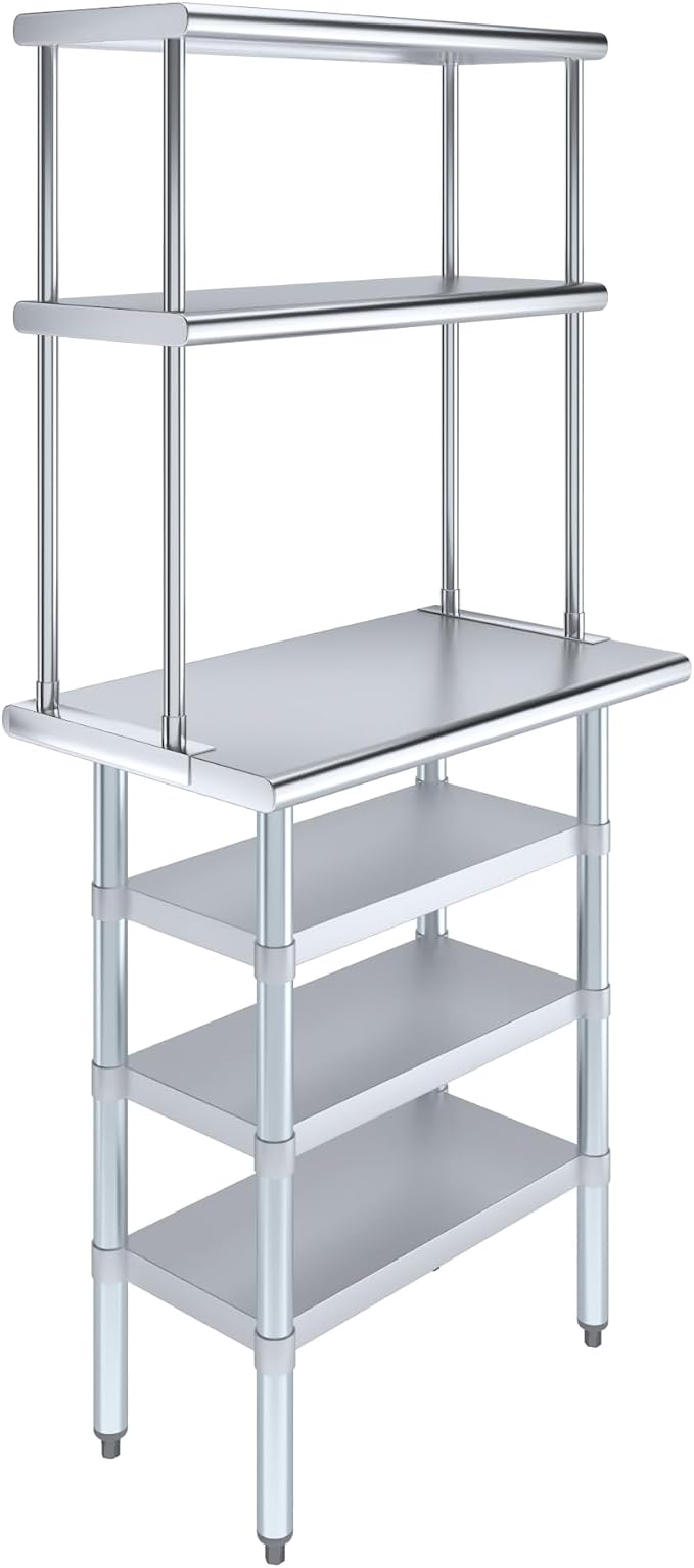 Amgood 18" x 30" Stainless Steel Work Table by AmGood