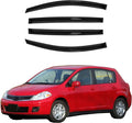 4pc Sun Rain Guards Window Visor Wind Deflector Compatible by GLDIFA