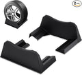 2 Pcs Car Tire Display Stand Wheel Display Rack Adjustable Width Rim Storage by Colingmill