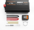 LiTime 3000W Pure Sine Wave Inverter 12V DC to 120V AC Converter by LiTime