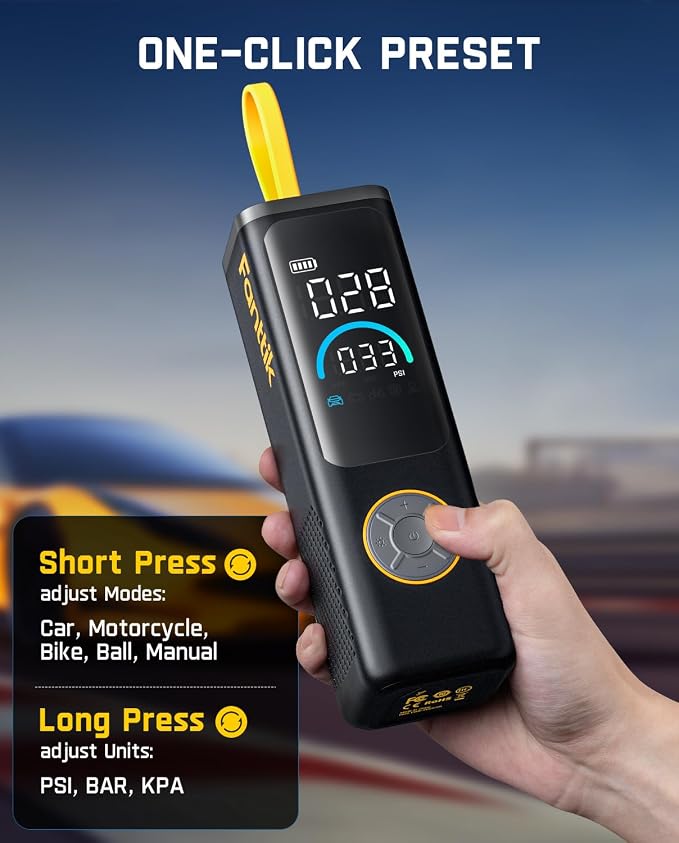 Fanttik X9 APEX Portable Air Compressor - Image 8