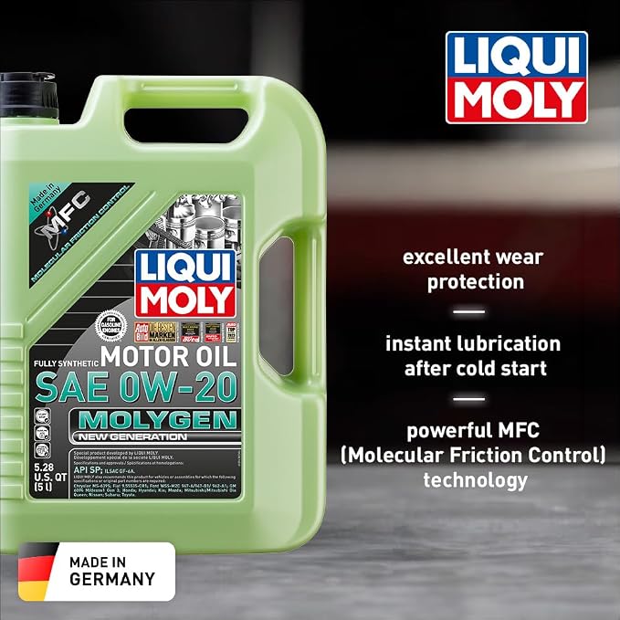 Liqui Moly Molygen New Generation SAE 0W-20 | 5 Liter | Fully synthetic engine - Image 2
