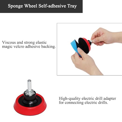 Car Foam Polishing Buffing Kit, Polishing Buffing Pads, Wool Pads, Polishing & - Image 3