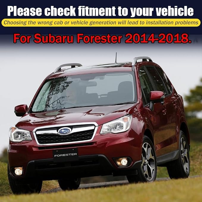 Rain Guards for Forester 2014-2018, Tape-on Side Window Deflectors for Subaru - Image 6