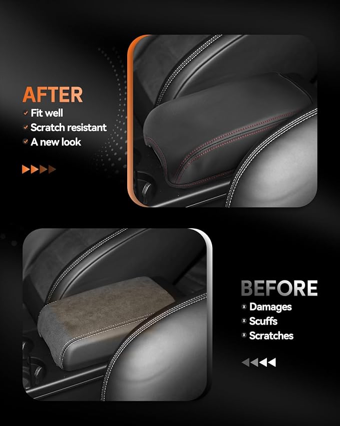 CDEFG for 2015-2025 Porsche Macan Center Console Cover Armrest Cover for Macan - Image 3