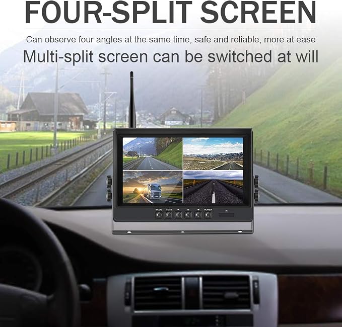 EVERSECU 4pcs Digital HD 1080P Wireless Car Backup Camera - Image 6