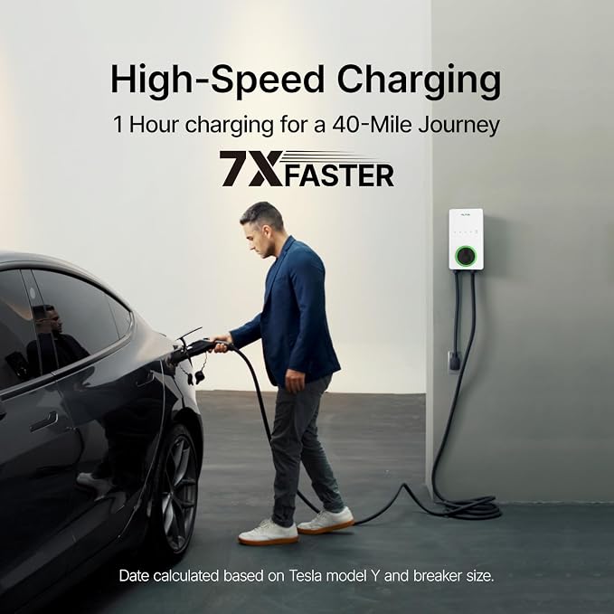 Autel MaxiCharger Level 2 EV Charger up to 40Amp, Indoor/Outdoor Fast Electric - Image 2
