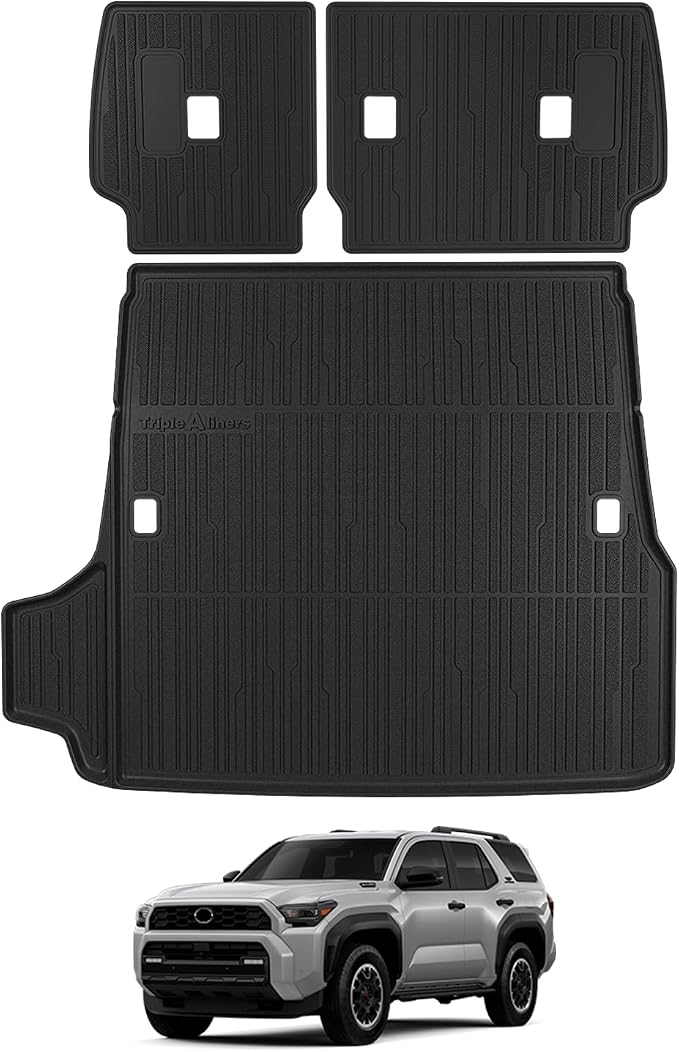 TripleAliners Trunk Mat & Rear Seatback Mat Fit by TripleAliners