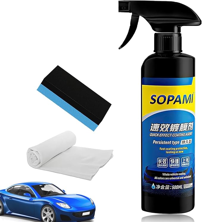 Car Coating Spray, Quick Effect Coating Agent, Quickly Coat Car Wax, Car by PAIIDE