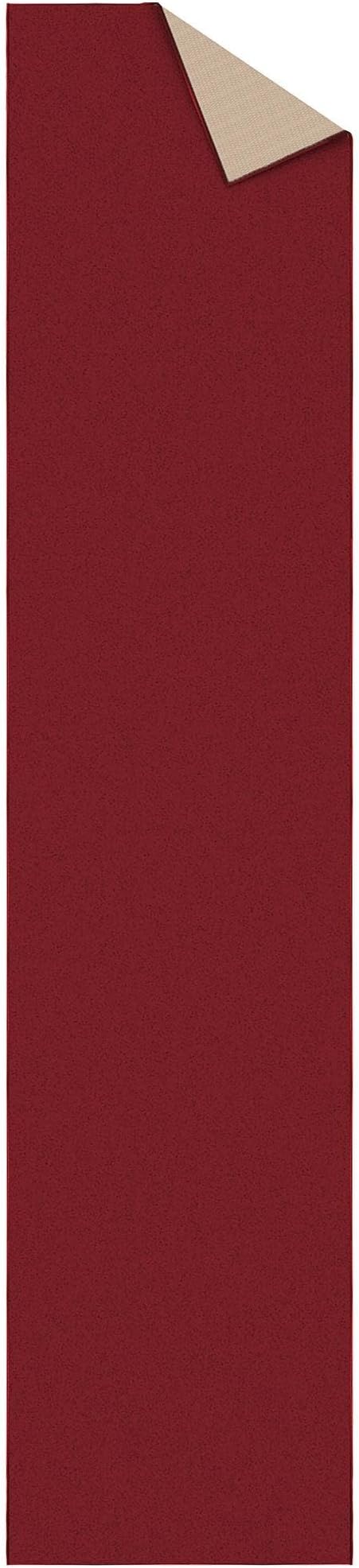 Ottomanson Hallway Runner Rug 2'7" x 12' Non Slip Solid Area Rugs Easy to Clean - Image 7