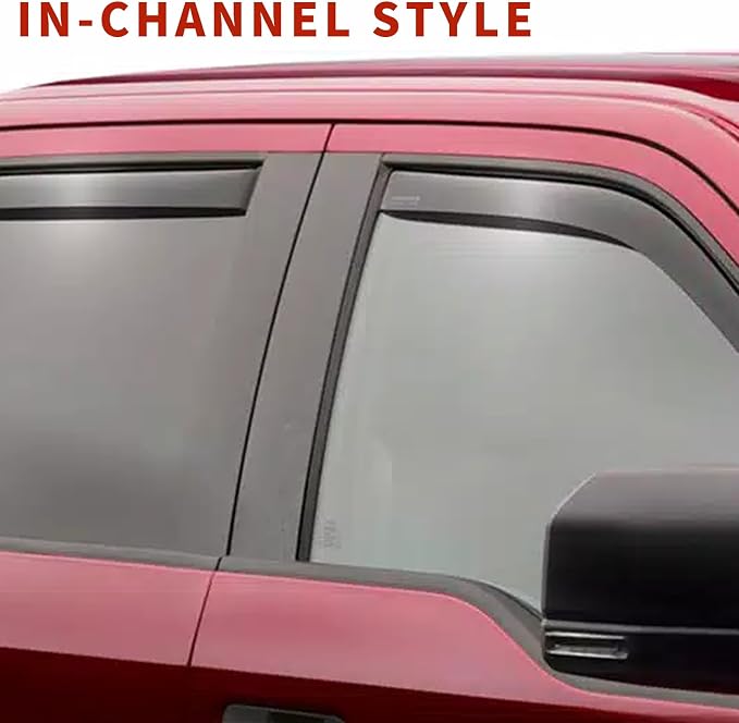 in Channel Rain Guards Fit for 2015-2020 Chevy Tahoe/GMC Yukon/Cadillac Escalade - Image 3