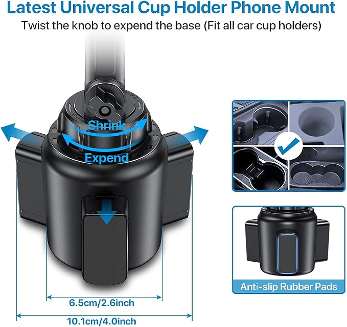 Miracase [Upgraded Version Cup Phone Holder - Image 3