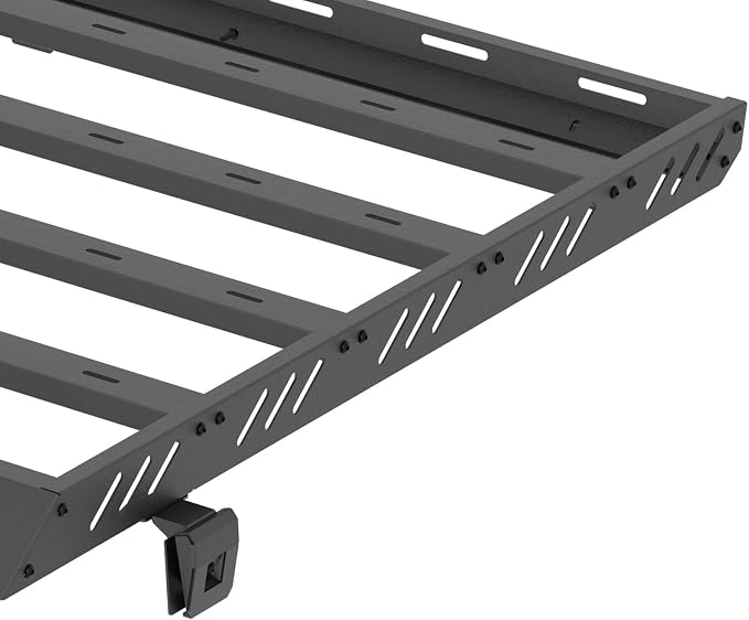 Roof Rack Cargo Basket with 4PCS LED Light Bar Compatible - Image 8