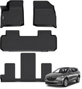 GINOWY-Floor Mats for Buick Enclave 2018-2024, TPE All Weather Mats Enclave by GINOWY