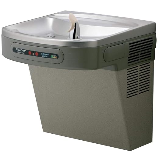 Elkay Cooler Wall Mount ADA Hands-Free Filtered, 8 GPH Light Gray Granite by ELKAY