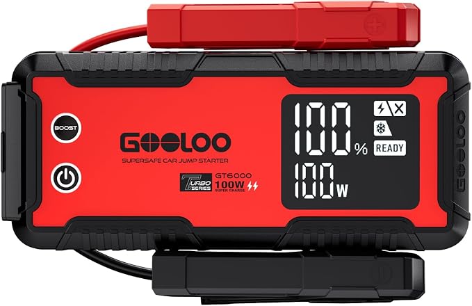 GOOLOO 6000A Jump Starter GT6000 Car Starter by GOOLOO