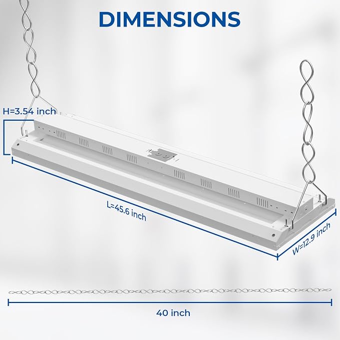 CINOTON 4FT 300W LED Shop Light - Image 9