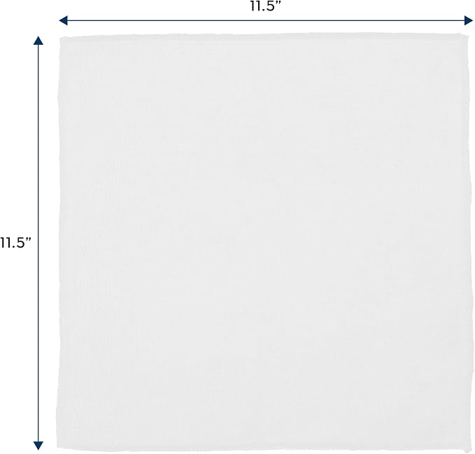 S&T INC. 50 Pack Microfiber Cleaning Cloth, Bulk Towels - Image 6