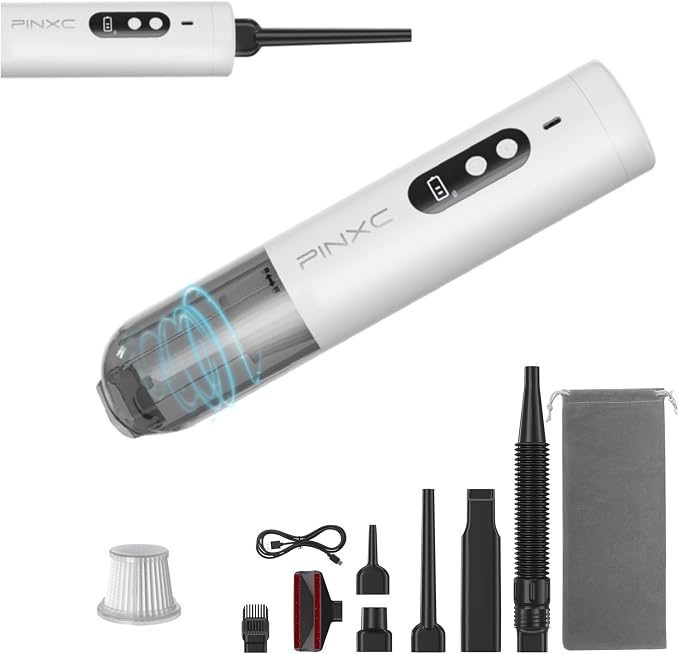 Mini Vacuum Cleaner Cordless 15000PA High Power, Handheld Car Vacuum, 5 in 1 by Unknown