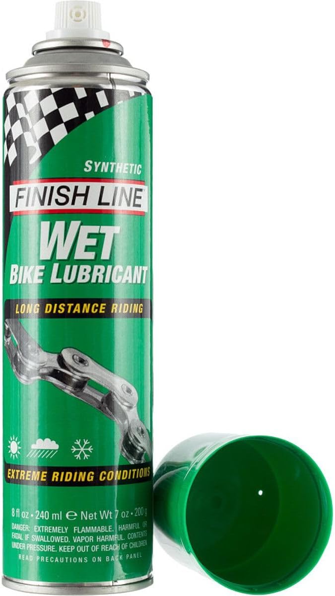 Finish Line WET Bicycle Chain Lube 2oz Drip Squeeze Bottle by FinishLine