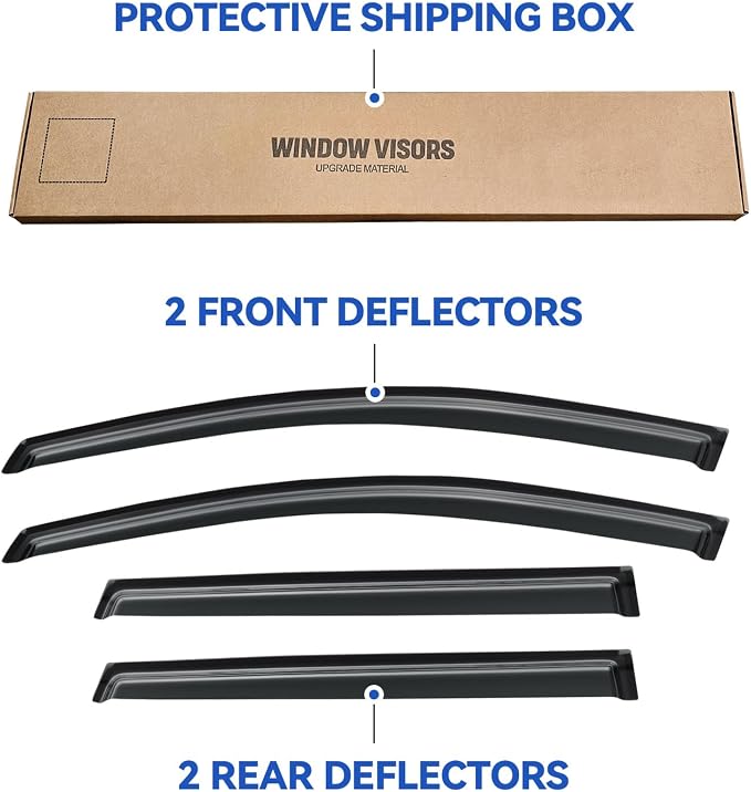 Window Visors Rain Guards Shield - Image 5