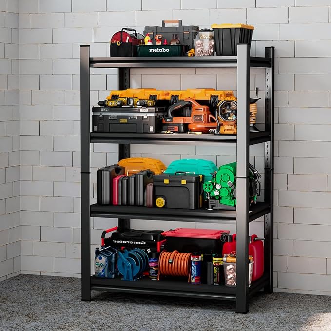 Thickened Steel Structure Multi-Functional Storage Shelves Load Capacity 500 by Buynow