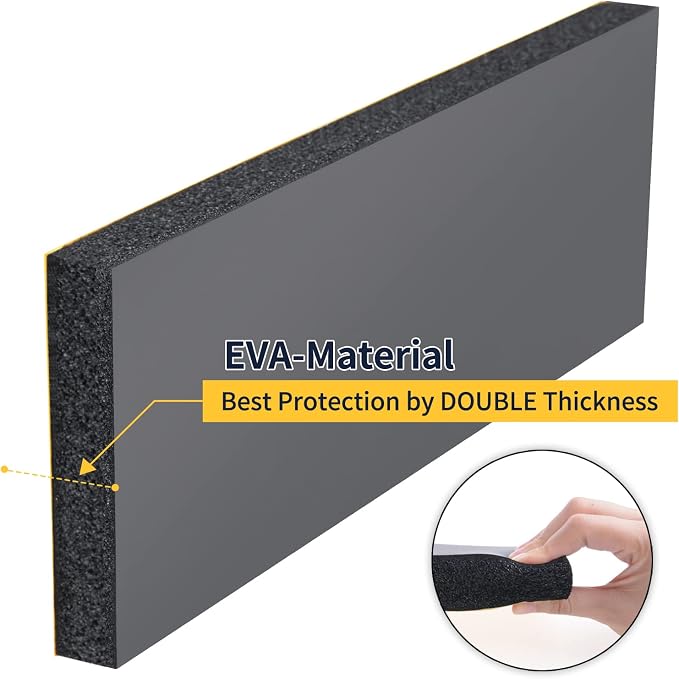 Garage Wall Protector, 4 Pack Garage Car Door Protector Bumper Guard - Image 5
