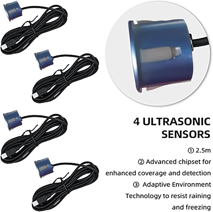 Car Reverse Backup Parking Sensor Radar System kit The LED Display - Image 4