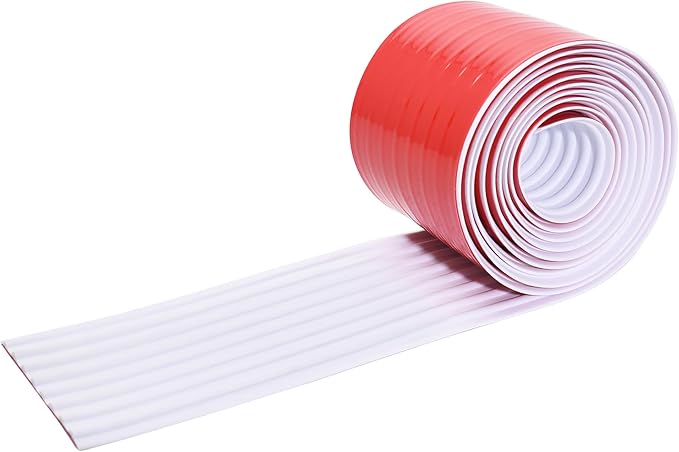 RUBBER BOND Garage Wall Protectors - 4in x 10ft Strong Self-Adhesive Rubber by RUBBER+BOND