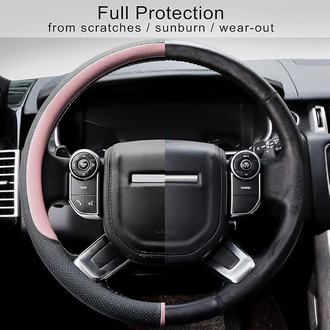 COFIT Breathable Car Steering Wheel Cover 16 inch Auto Universal Leather Wrap - Image 5