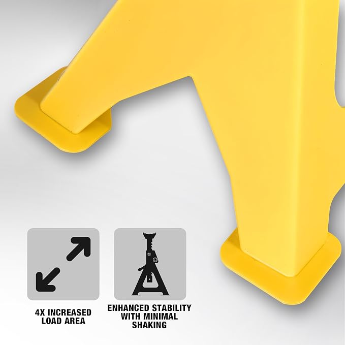 YELLOW JACKET Car Jack Stands 3 Ton - Image 4