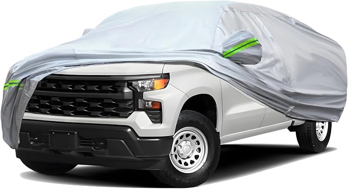 TUCAREST 6-Layers Full Car Cover Waterproof All Weather Truck Covers, by TUCAREST
