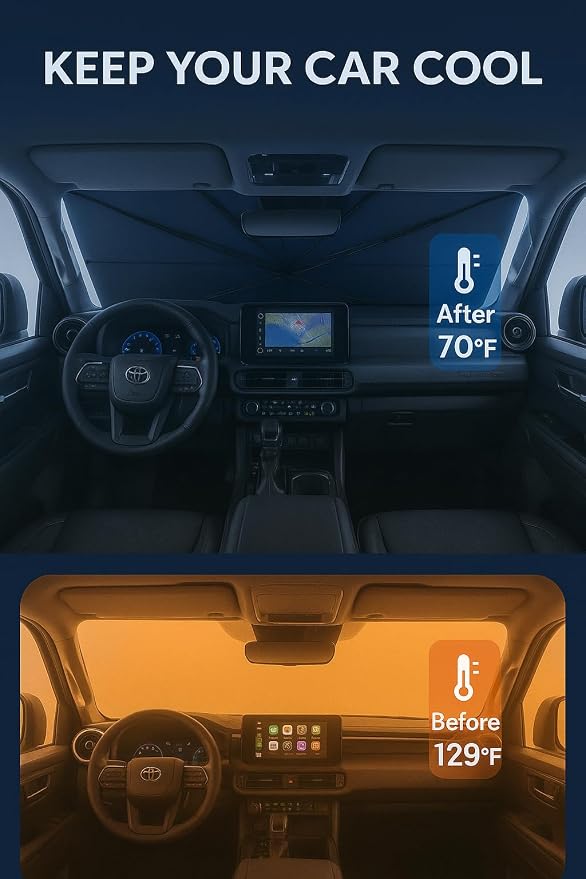 Proadsy Windshield Sun Shade Umbrella - Image 3