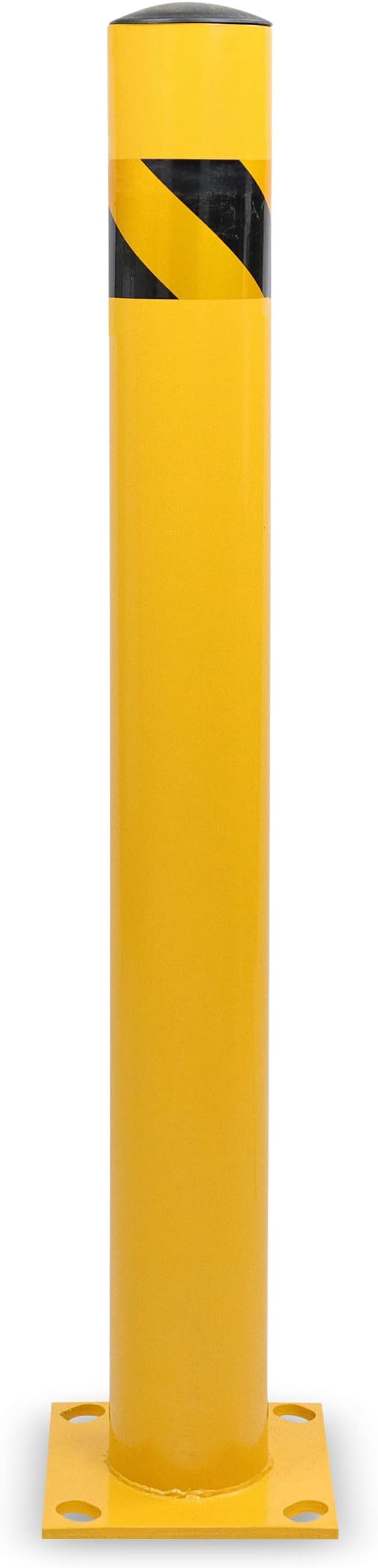 BISupply Safety Bollard Post Parking Barrier 1 Pack - 42in Yellow Pipe Bolt by BISupply