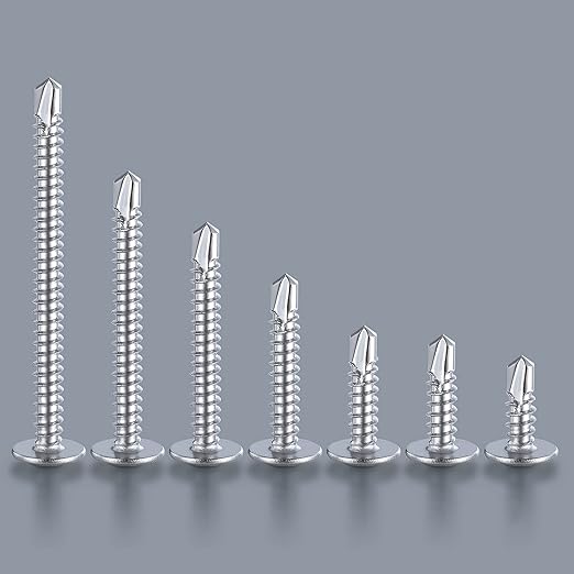 Wensilon（200pcs）#8×1”for Sheet Metal Self-Tapping Screws 410 Stainless Steel - Image 4
