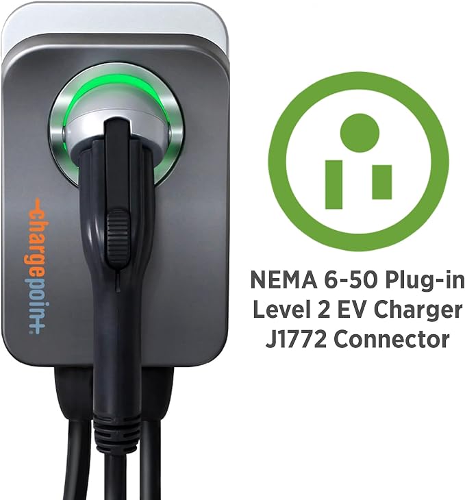 ChargePoint HomeFlex Level 2 EV Charger J1772, NEMA 6-50 Plug - Image 8