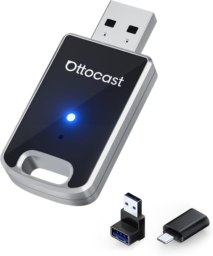 OTTOCAST Mini 2025 Wireless Carplay Adapter & Android Auto Wireless Adapter by OTTOCAST-Stayconnectedstayahead