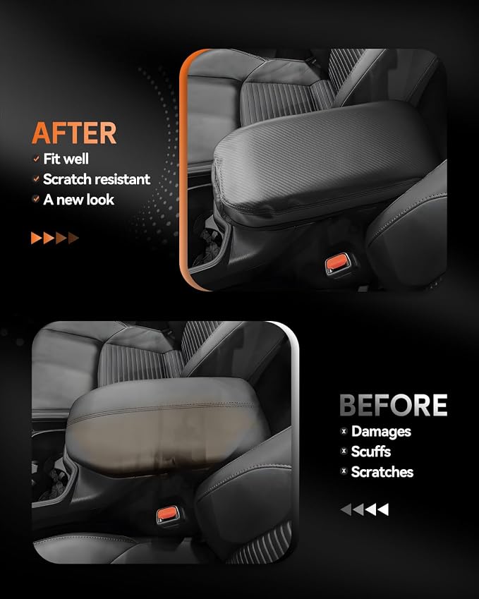 CDEFG for Toyota RAV4 2019-2025 Center Console Cover Armrest Box Cover for RAV4 - Image 3