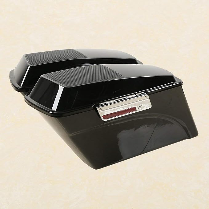 XFMT Hard Saddlebags Speaker Lid + Chrome Conversion Brackets - Image 3