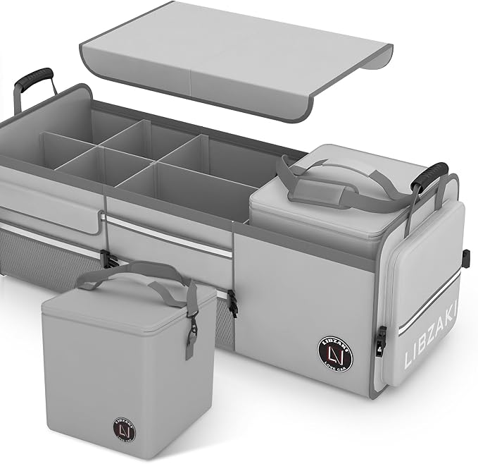 LIBZAKI Oversize 4 in 1 Car Trunk Storage Organizer by LILIBZAKI