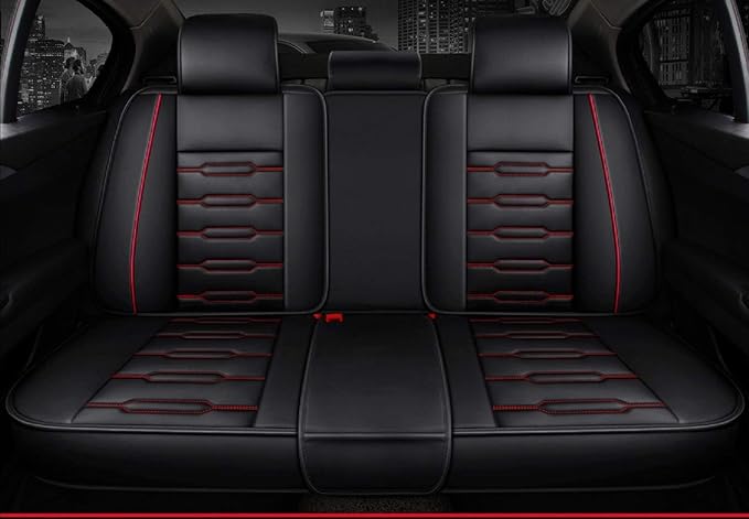Seat Covers Full Set, Waterproof Leather Seat Covers - Image 3