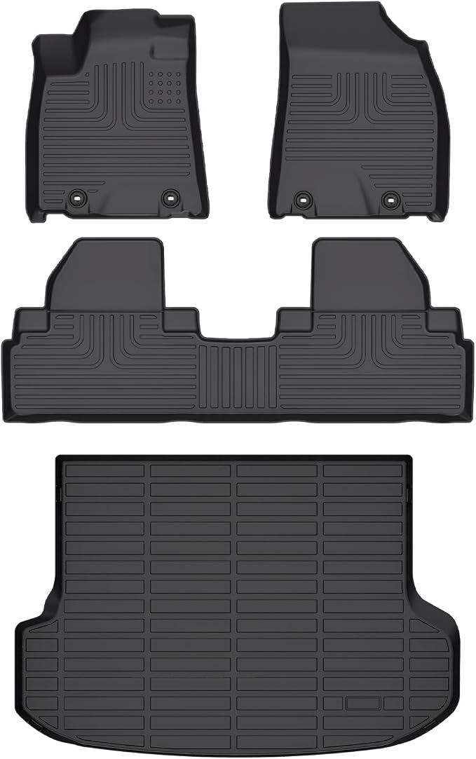 Wayhigh-All Weather Floor Mats and Cargo Mat Set Fit by Wayhigh