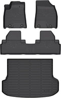 Wayhigh-All Weather Floor Mats and Cargo Mat Set Fit by Wayhigh