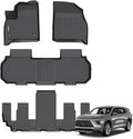 GINOWY-Floor Mats for Buick Enclave 2025, TPE All Weather Protection 2025 by GINOWY