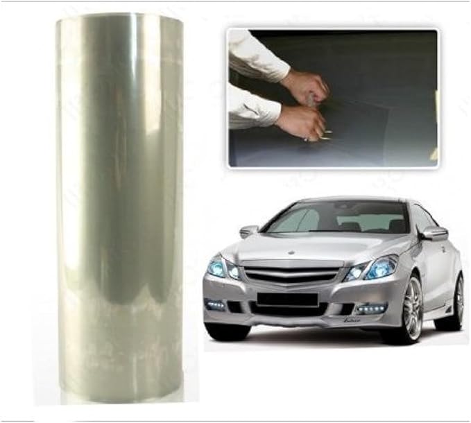 12 by 48 Inches Self Adhesive Headlight, Tail Lights, Fog Lights Tint Vinyl Film by F+%26+B+LED+LIGHTS